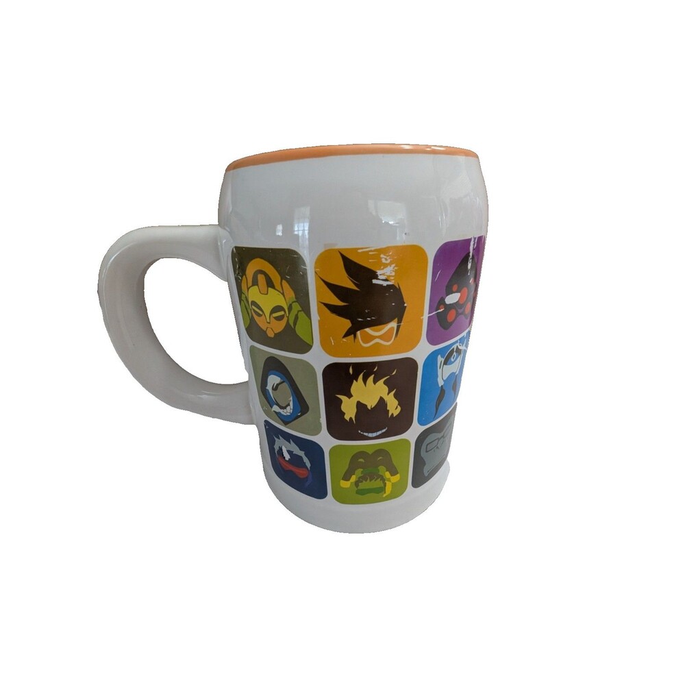 Overwatch Character Icon Mug Blizzard Entertainment Gaming Cup